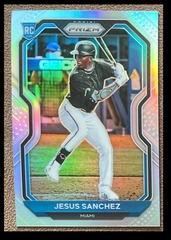 2021 Panini Prizm Tier II Silver Jesus Sanchez #148 Rookie Miami Marlins